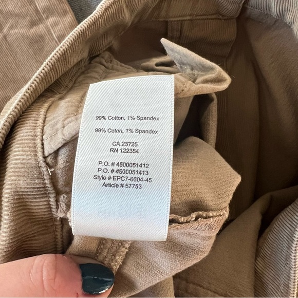 Artizia Wilfred Free High Rise Flare Corduroy Jeans 6 - Picture 7 of 7